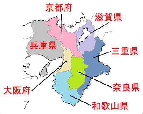 禁忌地方|近畿地方の地図と特徴（しっかり解説）